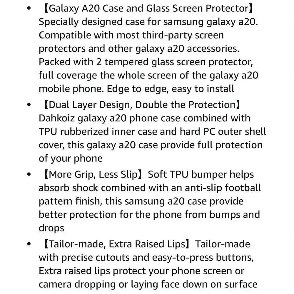 Dahkoiz Hybrid Case‎ For Galaxy A20 A30 Mint Green Gray 2 Screen Protectors